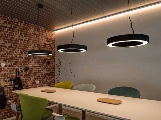 2 x solo arena 54 led pendellamp zwart - afbeelding 2 van  9