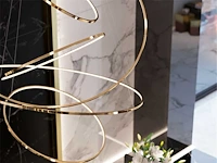 2 x solo aurora 512 design hanglampen goud glans - afbeelding 10 van  13