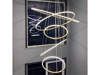 2 x solo aurora 512 design hanglampen goud glans - afbeelding 2 van  13