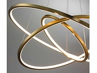 2 x solo aurora 512 design hanglampen goud glans - afbeelding 8 van  13