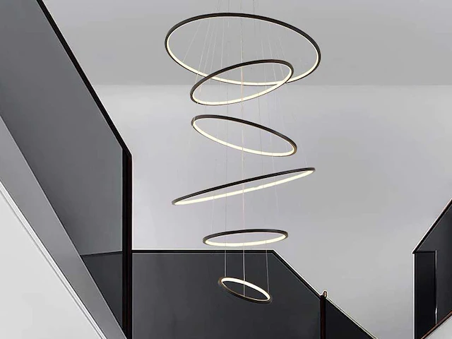 2 x solo aurora 512 design hanglampen zwart - afbeelding 2 van  14