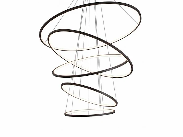 2 x solo aurora 512 design hanglampen zwart - afbeelding 1 van  14