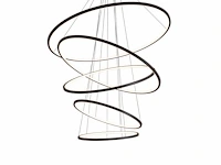 2 x solo aurora 512 design hanglampen zwart