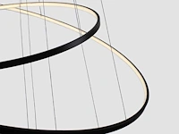 2 x solo aurora 512 design hanglampen zwart - afbeelding 12 van  14