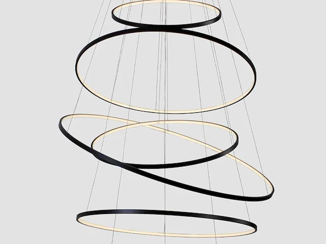 2 x solo aurora 512 design hanglampen zwart - afbeelding 14 van  14