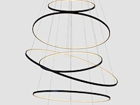 2 x solo aurora 512 design hanglampen zwart - afbeelding 14 van  14