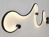 2 x solo wagu 125 wand armatuur zwart - afbeelding 2 van  9