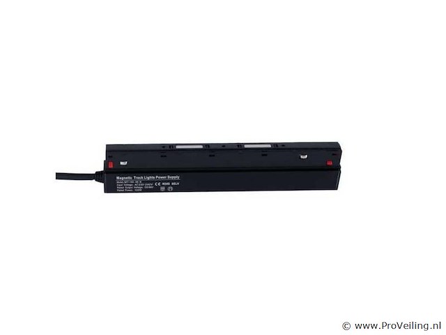 2 x transformator voor magnetische rail – 48v – 100w – zwart - afbeelding 2 van  5