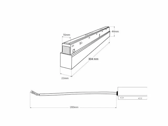 2 x transformator voor magnetische rail – 48v – 200w – zwart - afbeelding 4 van  5