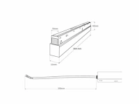 2 x transformator voor magnetische rail – 48v – 200w – zwart - afbeelding 4 van  5
