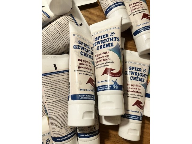 2 x tube spiercrem a 75 ml. febr 2026 - afbeelding 1 van  3
