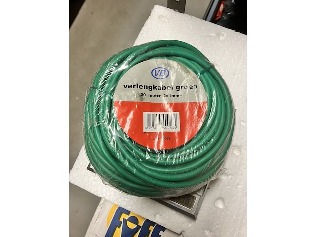 2 x verlengkabel groen 20mtr. - afbeelding 4 van  5