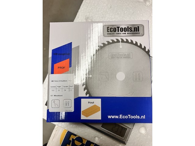 2 x zaagblad 150 en 24 tands asgat 20 - afbeelding 4 van  5