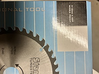 2 x zaagblad 210 40 tands tungsten steel - afbeelding 3 van  9