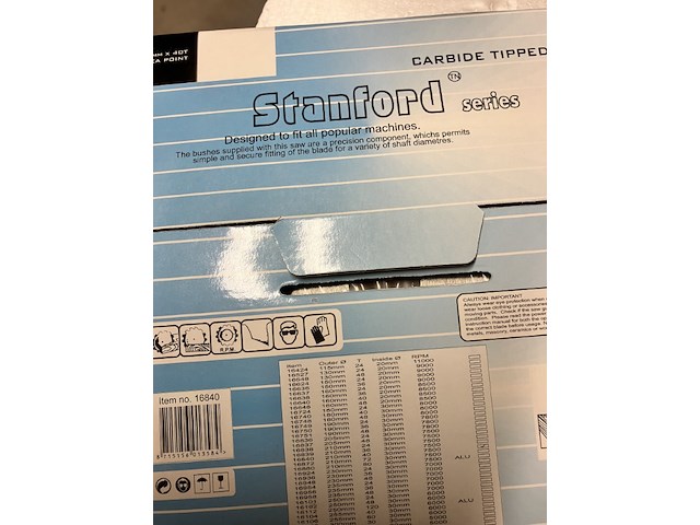 2 x zaagblad 210 40 tands tungsten steel - afbeelding 5 van  9