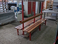 2-zijdige zitbank met kledinghaakjes - afbeelding 3 van  7