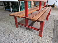 2-zijdige zitbank met kledinghaakjes - afbeelding 5 van  7