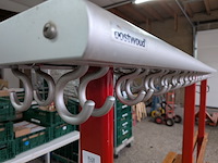 2-zijdige zitbank met kledinghaakjes - afbeelding 6 van  7