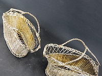 2 zilverdraad bestekmanden - afbeelding 4 van  5