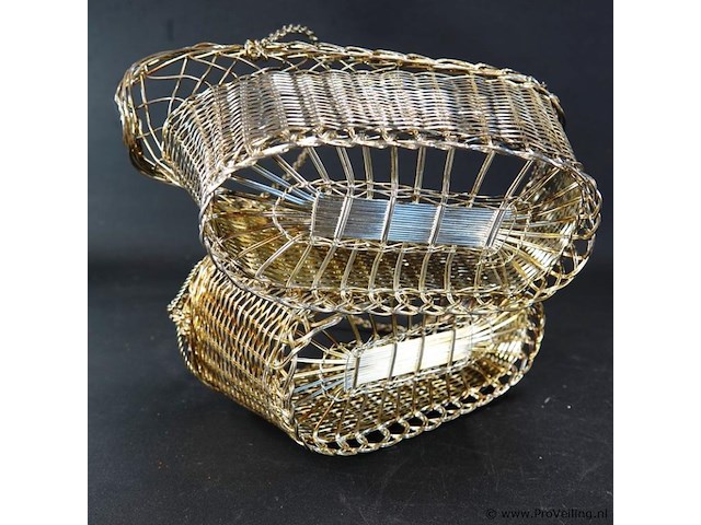 2 zilverdraad bestekmanden - afbeelding 5 van  5