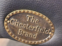 2-zits bank chesterfield, bolton, zwart - afbeelding 4 van  5