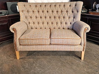 2-zits bank chesterfield, hebe, grijs - afbeelding 4 van  6