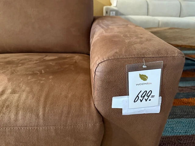 2-zits bank, elektrisch verstelbaar(2x) cognac - afbeelding 6 van  6
