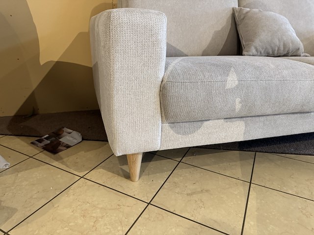 2-zits bank, gebroken wit - afbeelding 4 van  4