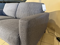 2-zits bank, grijs - afbeelding 3 van  4