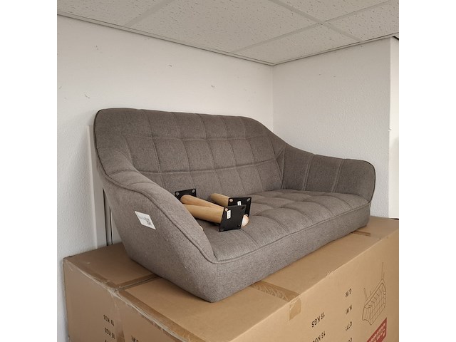 2-zits bank grijs - afbeelding 1 van  3