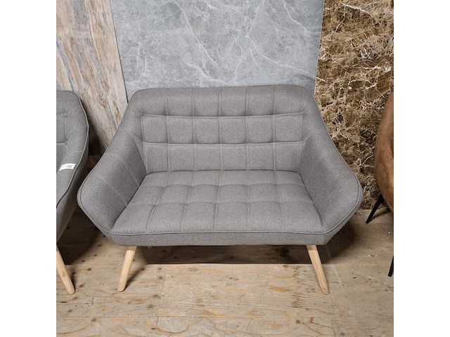 2-zits bank grijs - afbeelding 3 van  3