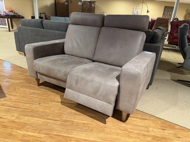 2-zits bank, stone microvezelstof, verstelbare relaxfunctie - afbeelding 1 van  5