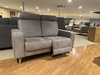 2-zits bank, stone microvezelstof, verstelbare relaxfunctie - afbeelding 2 van  5