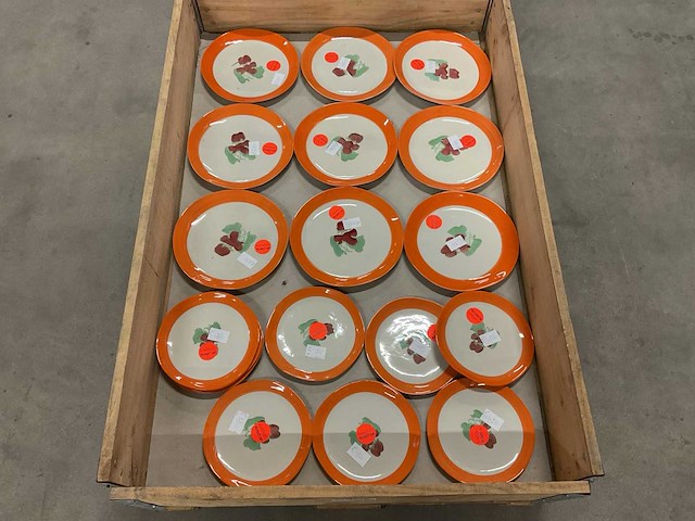 20 & 26cm partij borden, 18 stuks - afbeelding 1 van  5