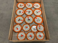 20 & 26cm partij borden, 18 stuks - afbeelding 1 van  5