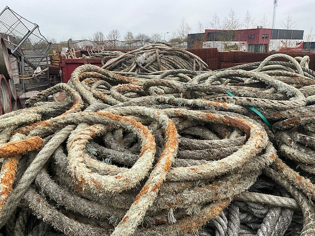20 ft. opslagcontainer “blauw” met scheepstrossen - afbeelding 4 van  8