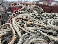 20 ft. opslagcontainer “blauw” met scheepstrossen - afbeelding 5 van  8