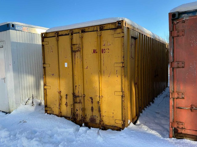 20 ft. opslagcontainer met inhoud - afbeelding 1 van  17