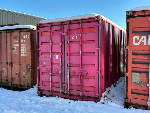 20 ft. opslagcontainer met slotvergrendeling - afbeelding 1 van  14