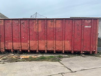 20 ft. opslagcontainer “rood” met scheepstrossen - afbeelding 2 van  7