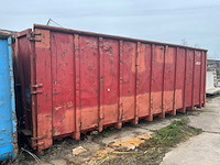 20 ft. opslagcontainer “rood” met scheepstrossen - afbeelding 3 van  7