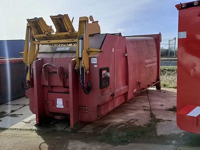 20 m³ haakarm afzet perscontainer, geesinknorba, 2012 - afbeelding 1 van  9