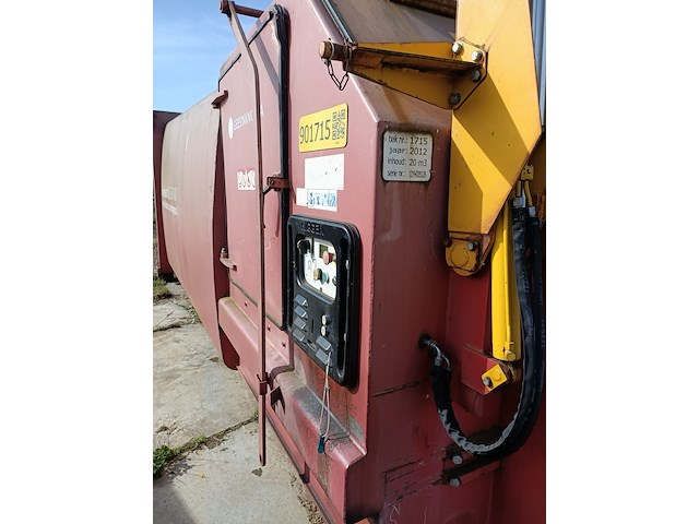 20 m³ haakarm afzet perscontainer, geesinknorba, 2012 - afbeelding 6 van  9