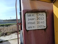 20 m³ haakarm afzet perscontainer, geesinknorba, 2012 - afbeelding 7 van  9