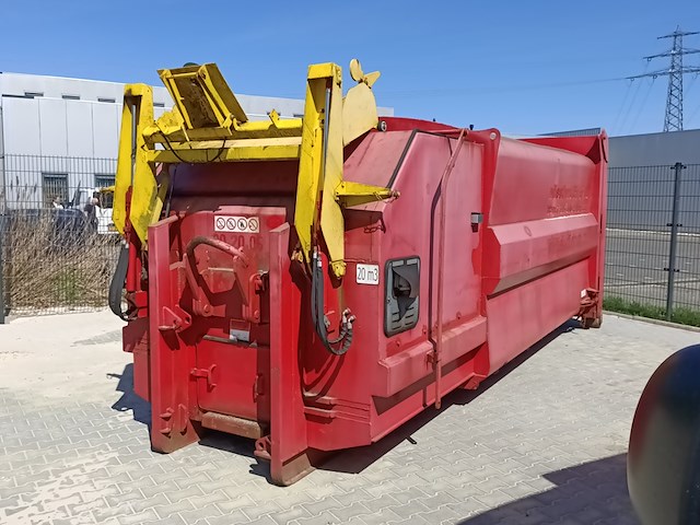 20 m³ haakarm afzet perscontainer, kiggen, 2000 - afbeelding 2 van  9