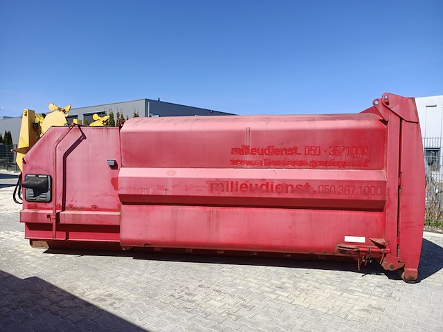 20 m³ haakarm afzet perscontainer, kiggen, 2000 - afbeelding 4 van  9