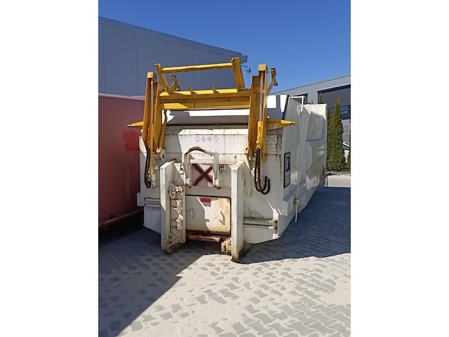 20 m³ haakarm afzet perscontainer, kiggen, pd745, wit, 2001 - afbeelding 3 van  10