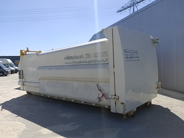 20 m³ haakarm afzet perscontainer, kiggen, pd745, wit, 2001 - afbeelding 4 van  10