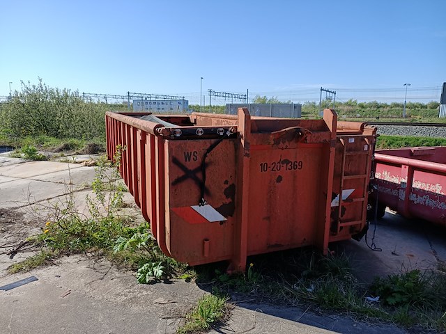 20 m³ haakarm afzetcontainer, ktk, 2010 - afbeelding 2 van  9
