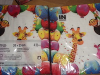 20 pakjes met 20 papieren kinderservetten 33x33cm - afbeelding 3 van  3